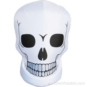 Calavera inflable de Halloween para decoraciones